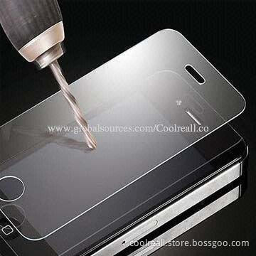 0.3mm Tempered-glass Customized Mobile Phone Screen Protector, 9H Hardness